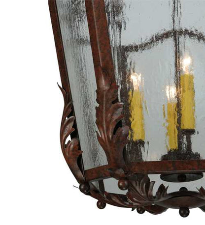 Citadel 4 Light 22" Wide Taper Candle Pendant