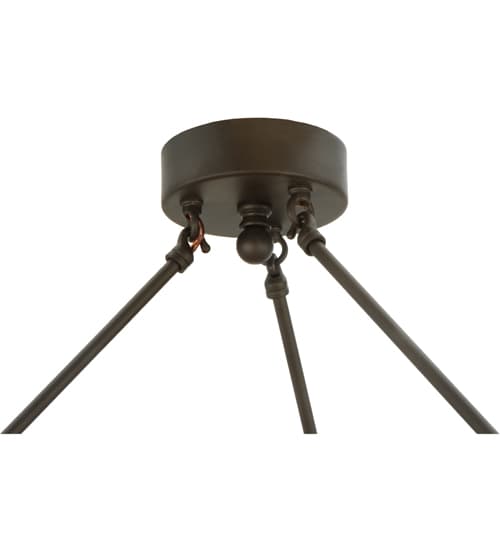 Cilindro Calico 12 Light 27" Wide Semi-Flush Drum Ceiling Fixture