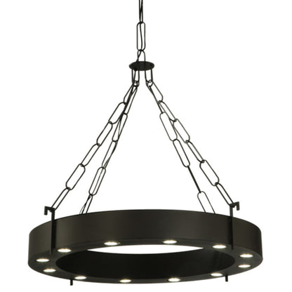 Meyda Tiffany Bangle 12 Light 38" Wide Pendant