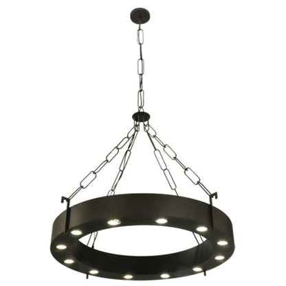 Meyda Tiffany Bangle 12 Light 38" Wide Pendant