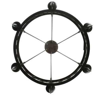 Topridge 6 Light 33" Wide Taper Candle Style Chandelier