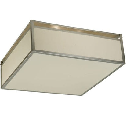 Quadrato Illusion 4 Light 36" Wide Semi-Flush Square Ceiling Fixture