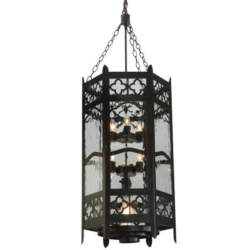 Church 6 Light 19" Wide Taper Candle Pendant