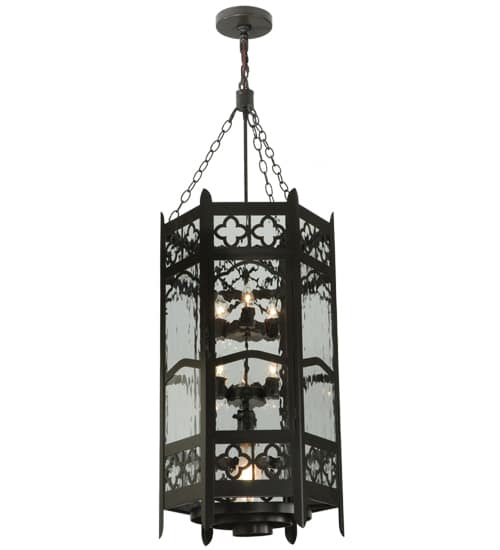 Church 6 Light 19" Wide Taper Candle Pendant