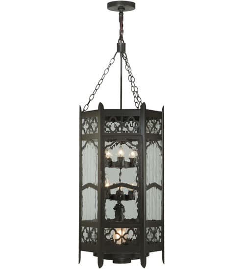 Church 6 Light 19" Wide Taper Candle Pendant
