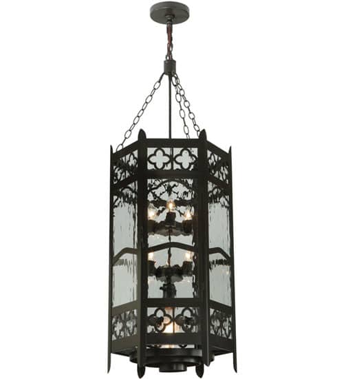 Church 6 Light 19" Wide Taper Candle Pendant