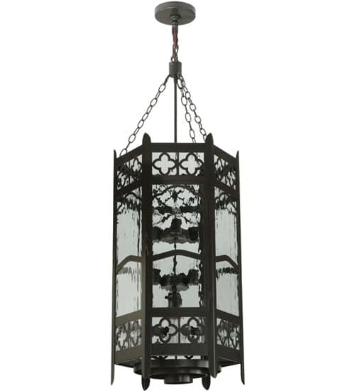Church 6 Light 19" Wide Taper Candle Pendant