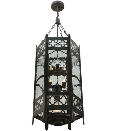 Church 6 Light 19" Wide Taper Candle Pendant