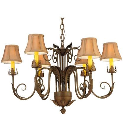 Lindsay 6 Light 30" Wide Chandelier