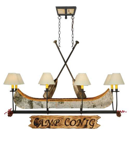 Personalized 8 Light 50" Wide Linear Chandelier