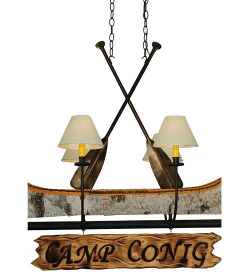 Personalized 8 Light 50" Wide Linear Chandelier