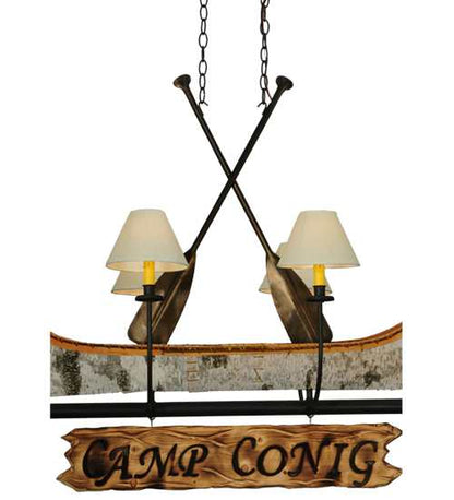 Personalized 8 Light 50" Wide Linear Chandelier