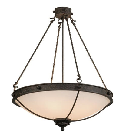 Freya 6 Light 30" Wide Semi-Flush Bowl Ceiling Fixture