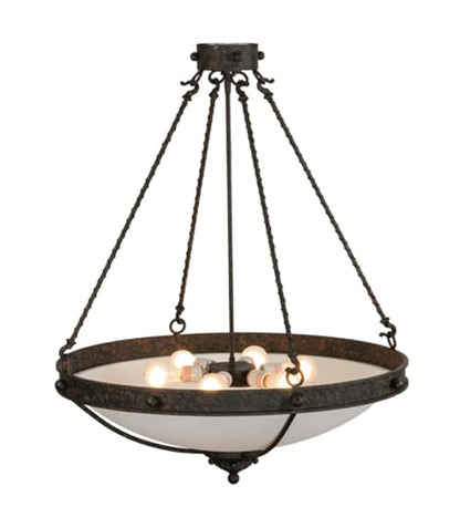 Freya 6 Light 30" Wide Semi-Flush Bowl Ceiling Fixture