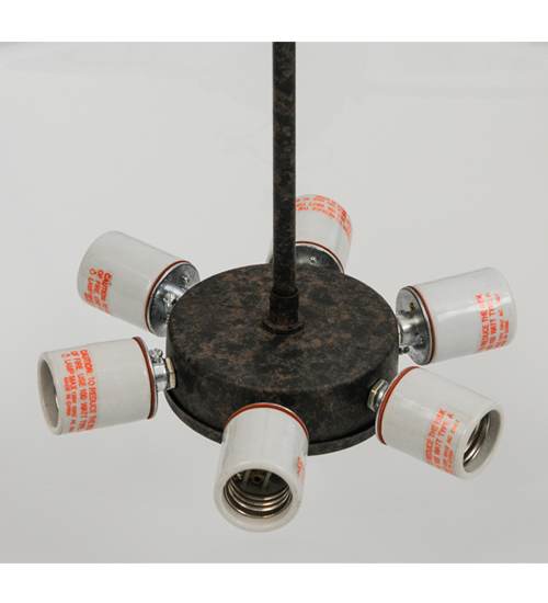 Freya 6 Light 30" Wide Semi-Flush Bowl Ceiling Fixture