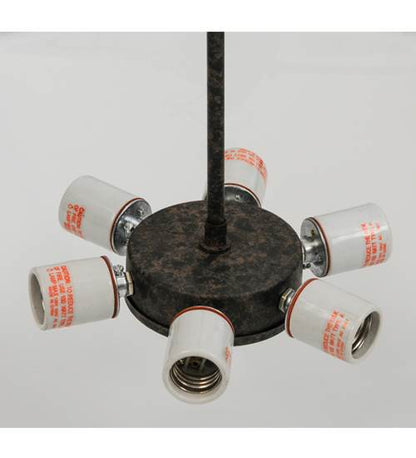 Freya 6 Light 30" Wide Semi-Flush Bowl Ceiling Fixture