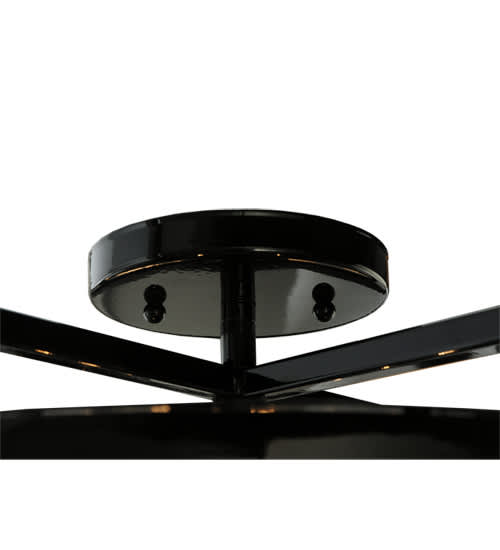 Kitzi Cilindro 3 Light 22" Wide Semi-Flush Drum Ceiling Fixture