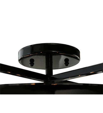 Kitzi Cilindro 3 Light 22" Wide Semi-Flush Drum Ceiling Fixture