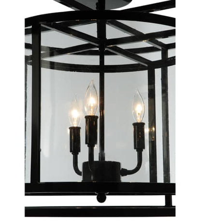 Kitzi Cilindro 3 Light 22" Wide Semi-Flush Drum Ceiling Fixture