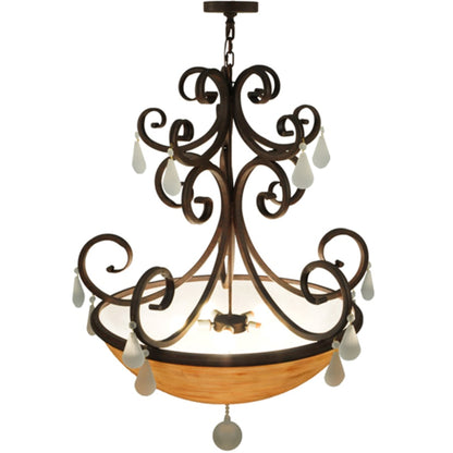 Meyda Tiffany Jeri 5 Light 37" Wide Crystal Pendant
