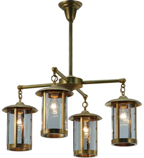 Craftsman Signature Fulton Prime 4 Light 31" Wide Chandelier