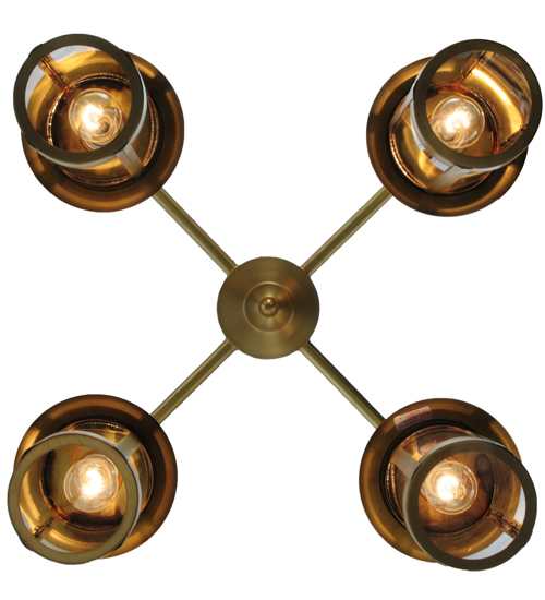Craftsman Signature Fulton Prime 4 Light 31" Wide Chandelier