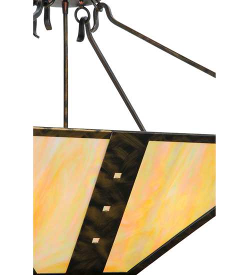 Zandra 4 Light 43" Wide Semi-Flush Ceiling Fixture