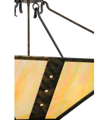 Zandra 4 Light 43" Wide Semi-Flush Ceiling Fixture