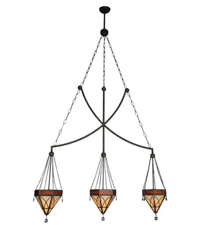 Larkfield 3 Light 12" Wide Linear Pendant