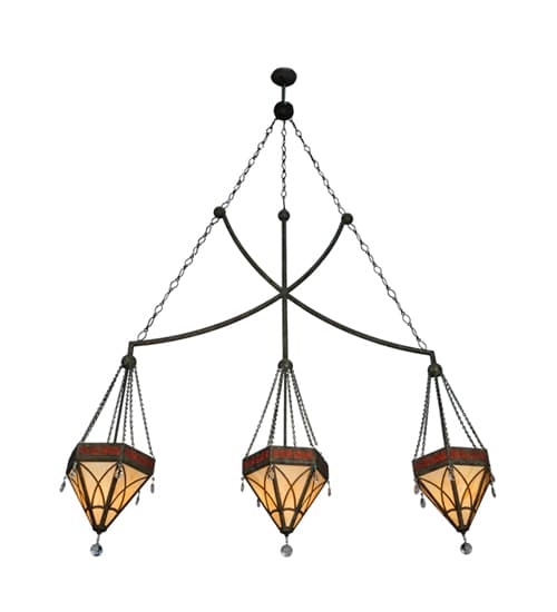 Larkfield 3 Light 12" Wide Linear Pendant