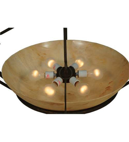 Ceres 6 Light 36" Wide Semi-Flush Bowl Ceiling Fixture