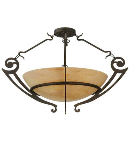 Ceres 6 Light 36" Wide Semi-Flush Bowl Ceiling Fixture