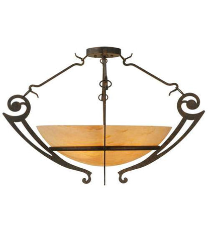 Ceres 6 Light 36" Wide Semi-Flush Bowl Ceiling Fixture