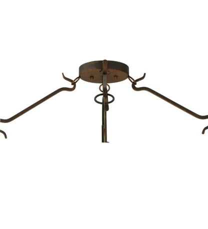 Ceres 6 Light 36" Wide Semi-Flush Bowl Ceiling Fixture