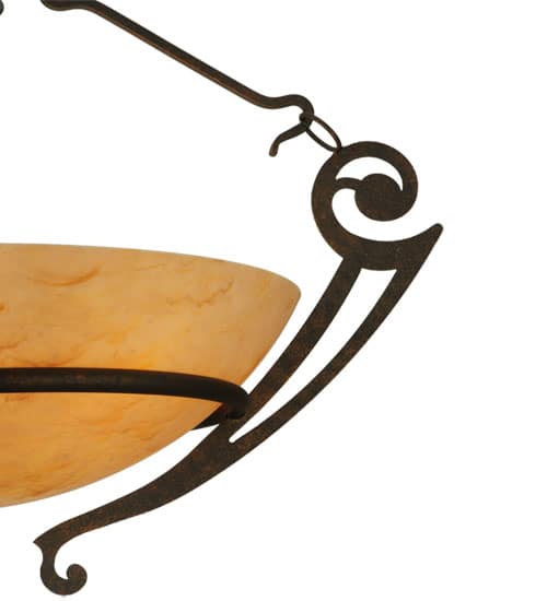 Ceres 6 Light 36" Wide Semi-Flush Bowl Ceiling Fixture