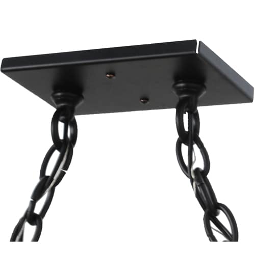 Personalized 9 Light 17" Wide Billiard Linear Pendant