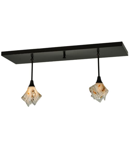 Metro 2 Light 14" Wide Abstract Multi Light Pendant