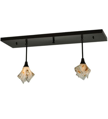 Metro 2 Light 14" Wide Abstract Multi Light Pendant