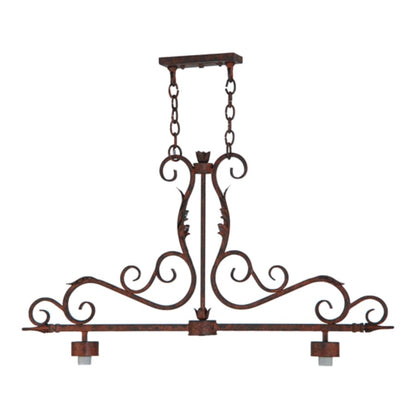 Meyda Tiffany Zamora 2 Light 40" Wide Linear Pendant