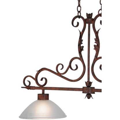 Meyda Tiffany Zamora 2 Light 40" Wide Linear Pendant