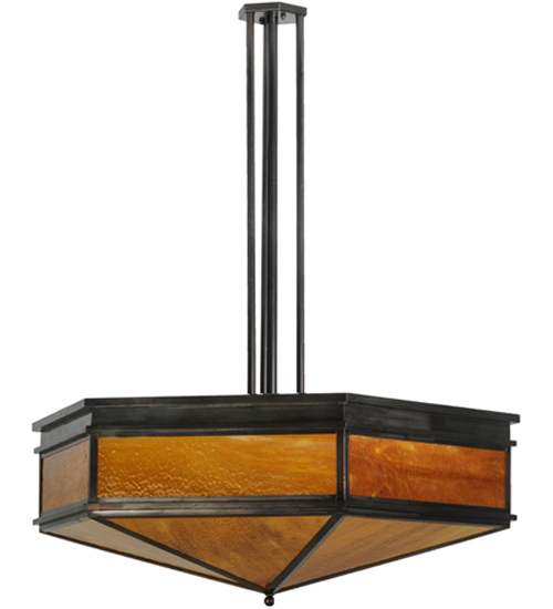 Davis Street 8 Light 45" Wide Pendant