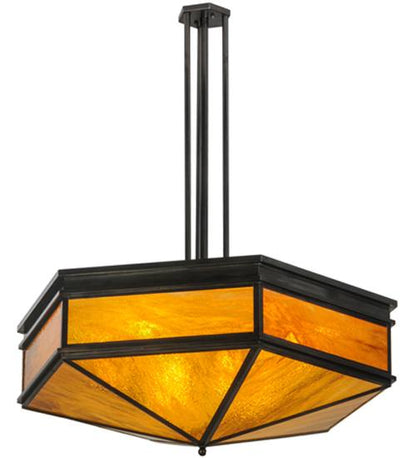 Davis Street 8 Light 45" Wide Pendant