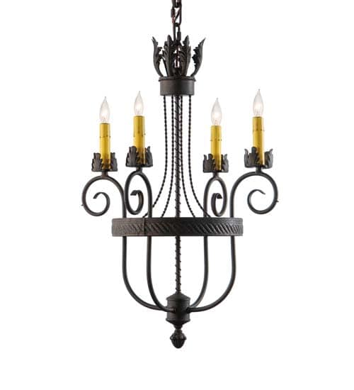 Antonia 4 Light 19" Wide Taper Candle Multi Light Pendant