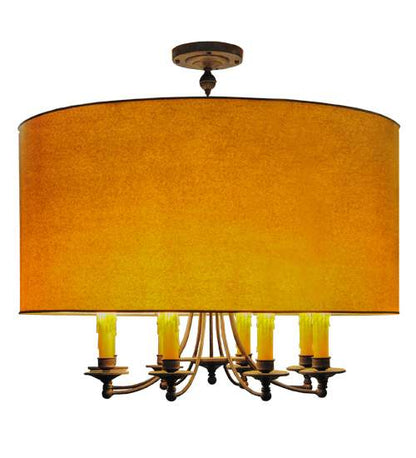Muirfield 8 Light 42" Wide Taper Candle Pendant