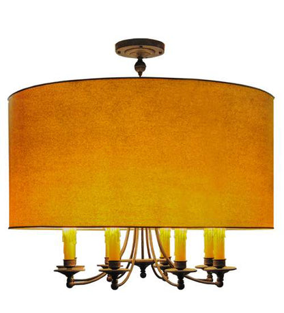 Muirfield 8 Light 42" Wide Taper Candle Pendant