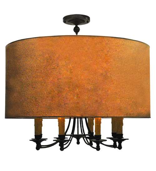 Muirfield 8 Light 42" Wide Taper Candle Pendant