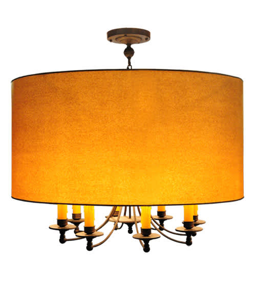 Muirfield 8 Light 42" Wide Taper Candle Pendant