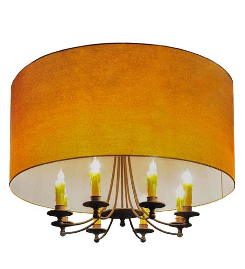 Muirfield 8 Light 42" Wide Taper Candle Pendant