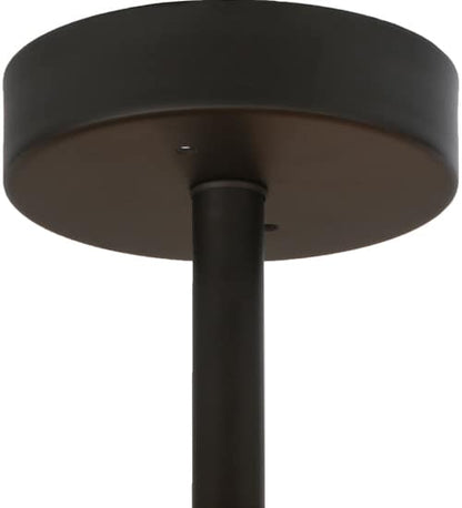 Smythe Craftsman 8 Light 44" Wide Semi-Flush Drum Ceiling Fixture