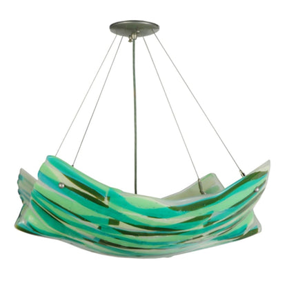 Meyda Tiffany La Spiaggia 4 Light 29" Wide Abstract Pendant